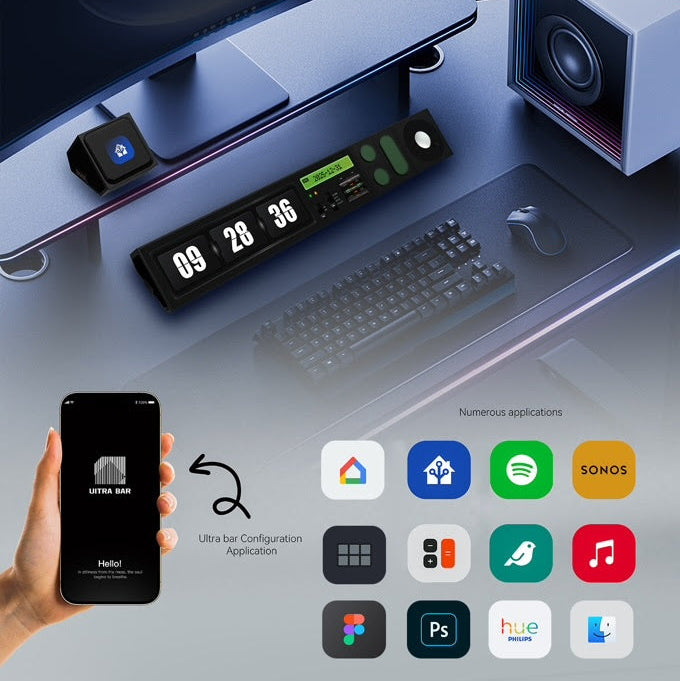 UltraBar X: Modular. Smart. Your Desktop Command Center – BackerFirst